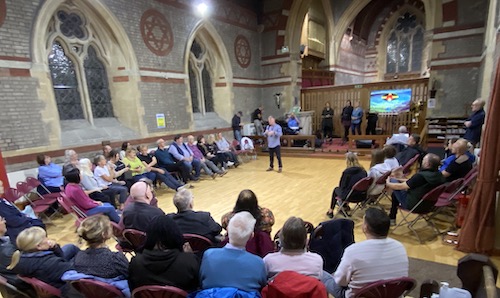 Seating in the hall